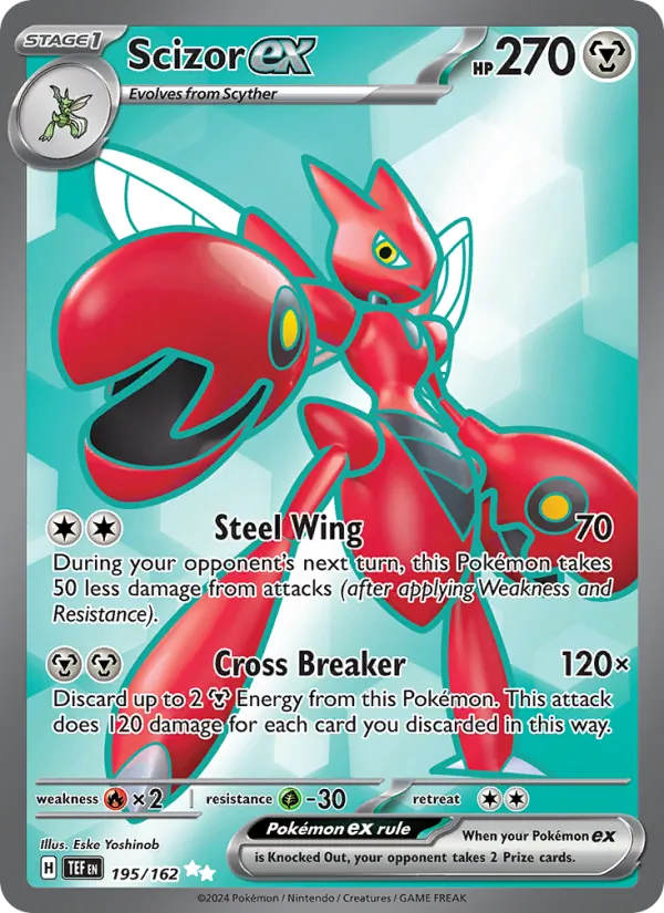 Scizor ex (Temporal Forces #195/162)