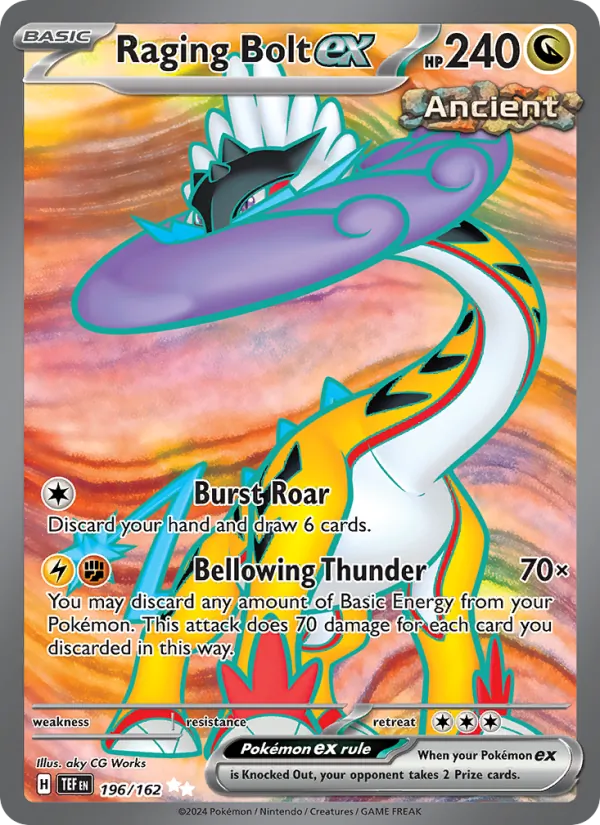 Raging Bolt ex (Temporal Forces #196/162)