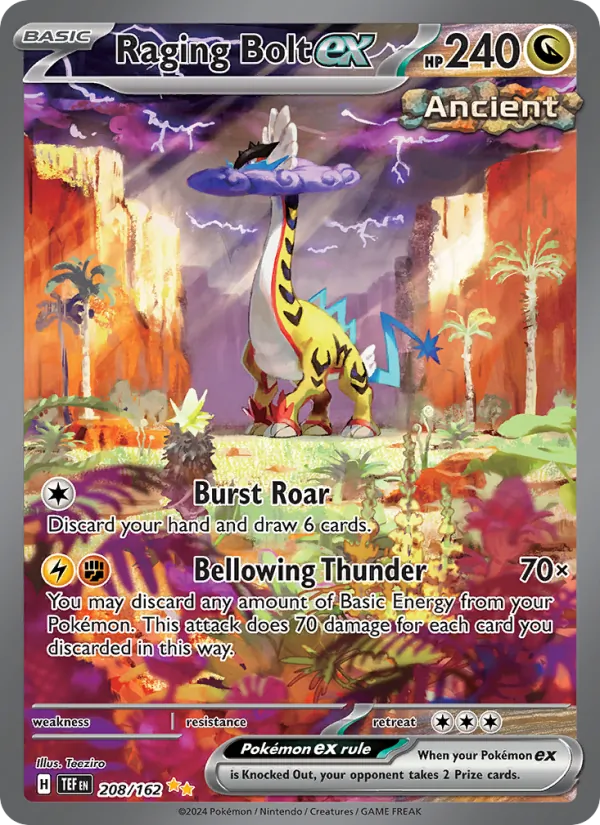 Raging Bolt ex (Temporal Forces #208/162)