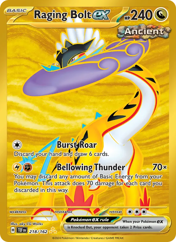 Raging Bolt ex (Temporal Forces #218/162)