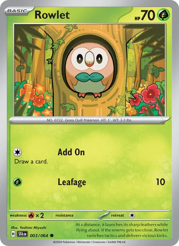 Rowlet (Shrouded Fable #003/64)