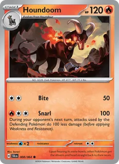 Houndoom (Shrouded Fable #008/64)