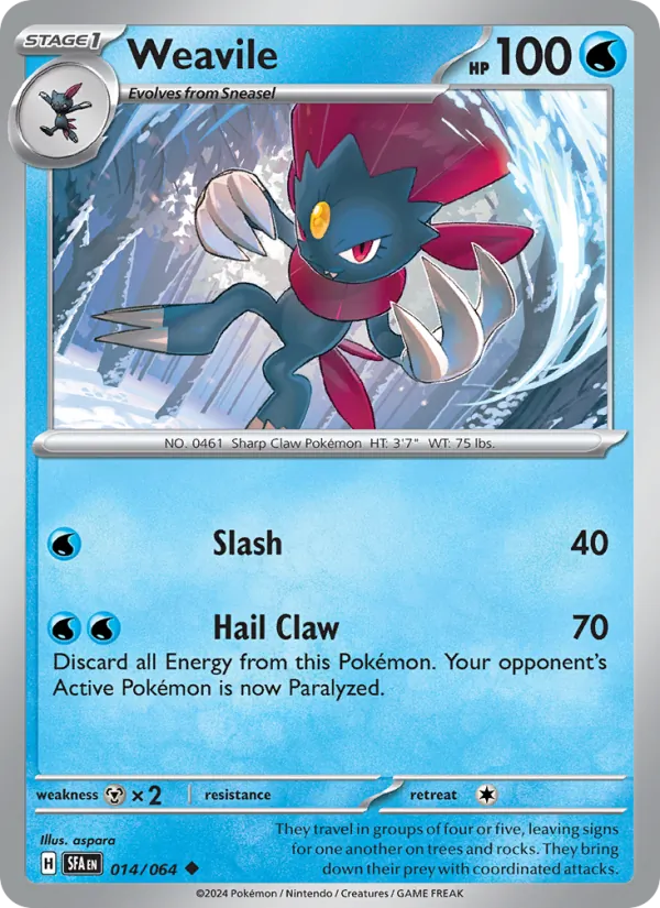 Weavile (Shrouded Fable #014/64)