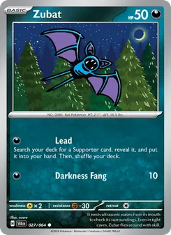 Zubat (Shrouded Fable #027/64)