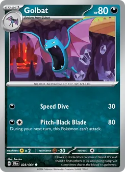 Golbat (Shrouded Fable #028/64)