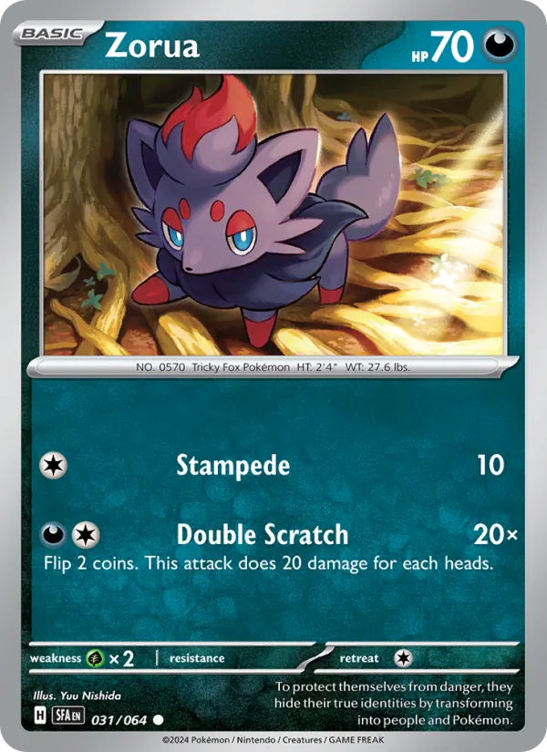 Zorua (Shrouded Fable #031/64)