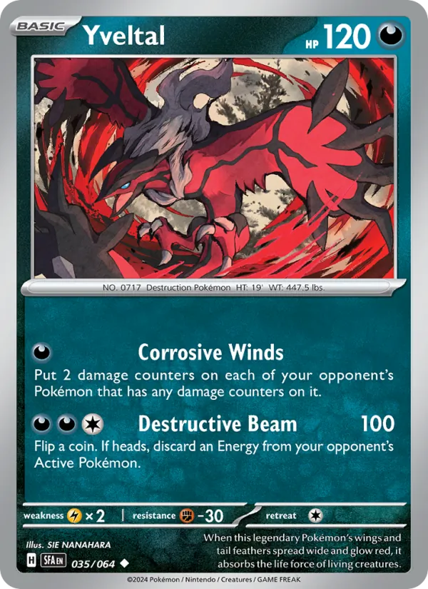 Yveltal (Shrouded Fable #035/64)