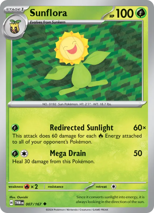 Sunflora (Twilight Masquerade #007/167)