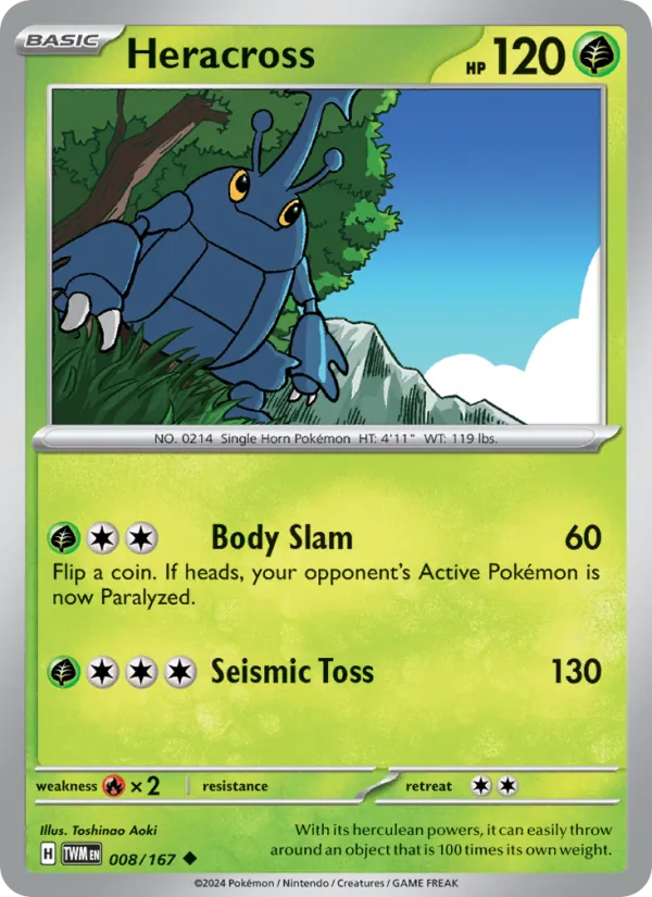 Heracross (Twilight Masquerade #008/167)