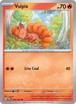 Vulpix (Twilight Masquerade #026/167)