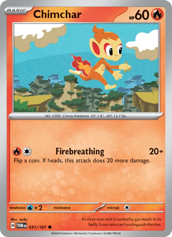 Chimchar (Twilight Masquerade #031/167)
