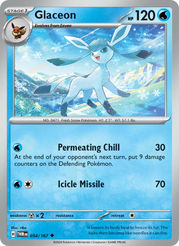 Glaceon (Twilight Masquerade #054/167)