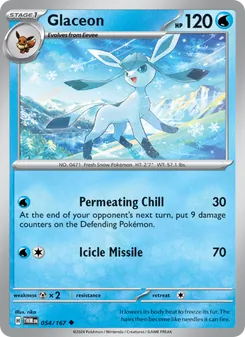Glaceon (Twilight Masquerade #054/167)
