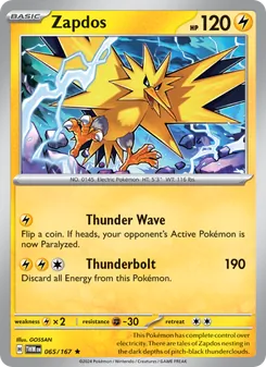 Zapdos (Twilight Masquerade #065/167)