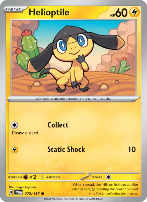 Helioptile (Twilight Masquerade #070/167)