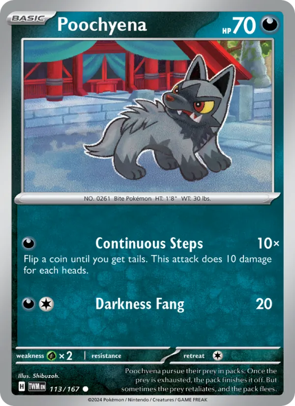 Poochyena (Twilight Masquerade #113/167)