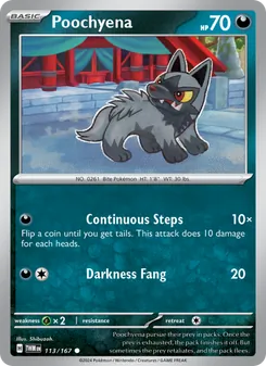 Poochyena (Twilight Masquerade #113/167)