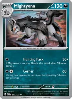 Mightyena (Twilight Masquerade #114/167)