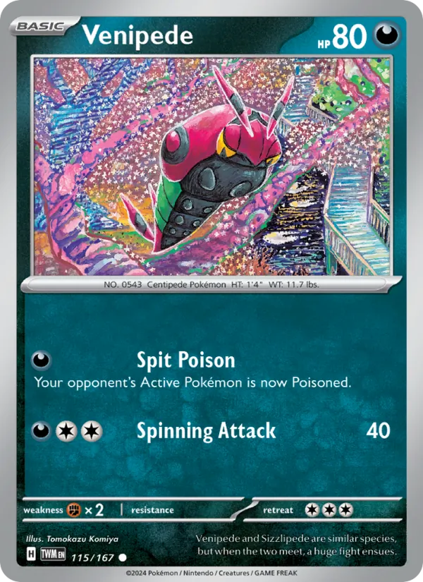 Venipede (Twilight Masquerade #115/167)