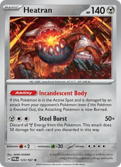 Heatran (Twilight Masquerade #123/167)