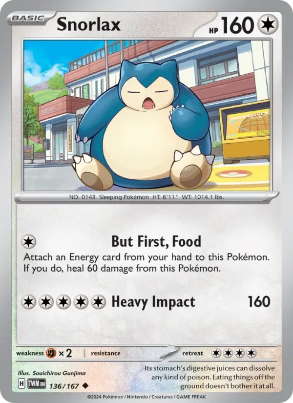 Snorlax (Twilight Masquerade #136/167)
