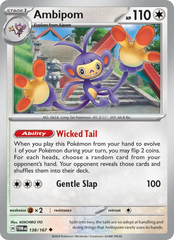 Ambipom (Twilight Masquerade #138/167)