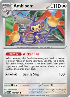 Ambipom (Twilight Masquerade #138/167)
