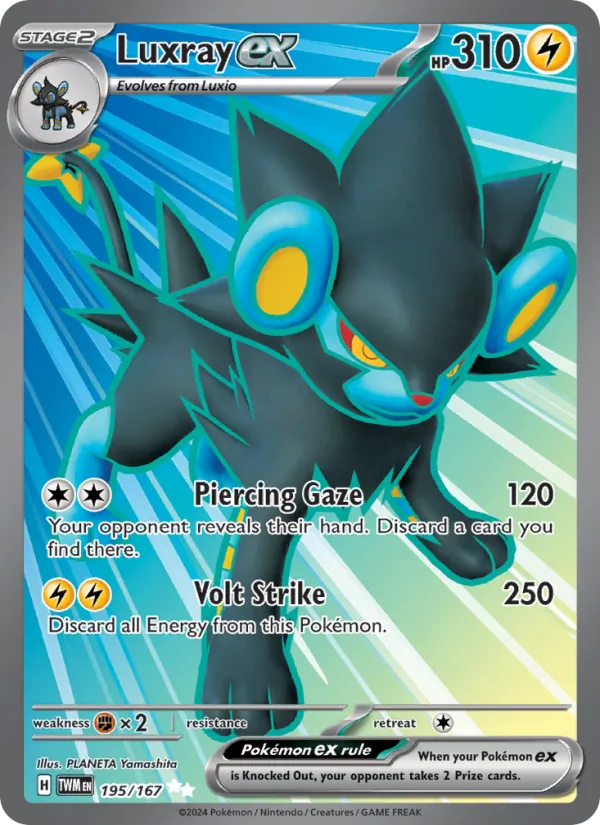 Luxray ex (Twilight Masquerade #195/167)