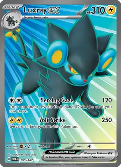 Luxray ex (Twilight Masquerade #195/167)