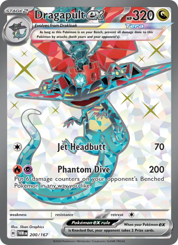 Dragapult ex (Twilight Masquerade #200/167)