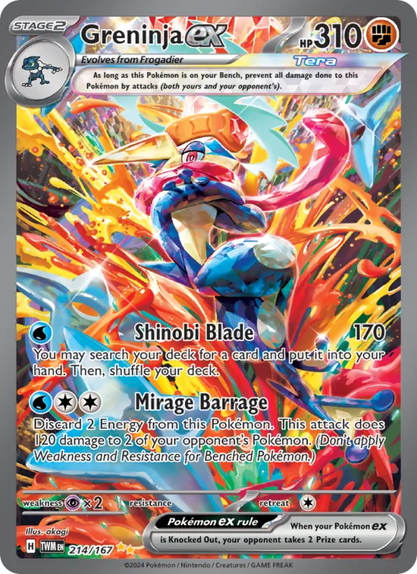 Greninja ex (Twilight Masquerade #214/167)