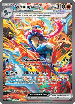 Greninja ex (Twilight Masquerade #214/167)