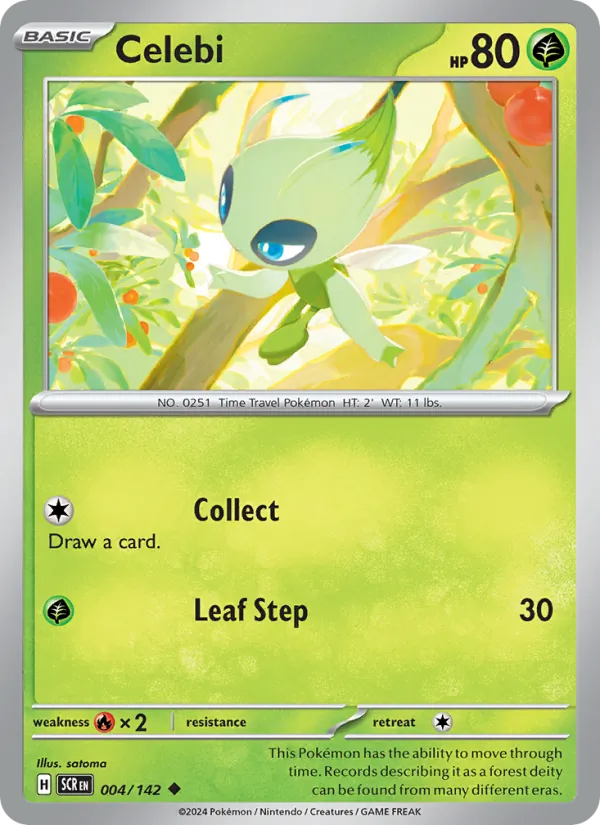 Celebi (Stellar Crown #004/142)
