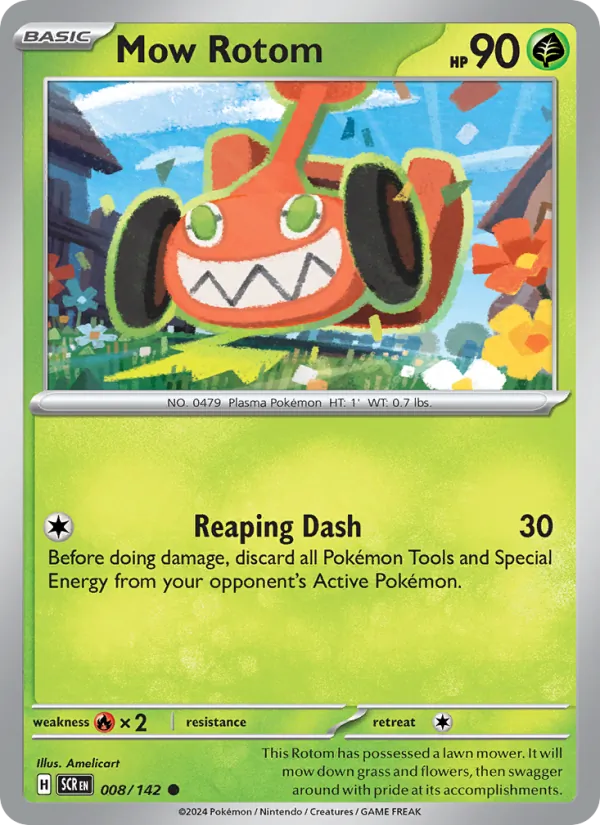 Mow Rotom (Stellar Crown #008/142)