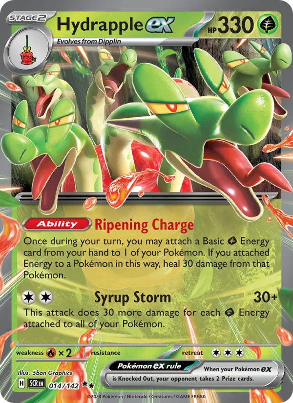 Hydrapple ex (Stellar Crown #014/142)