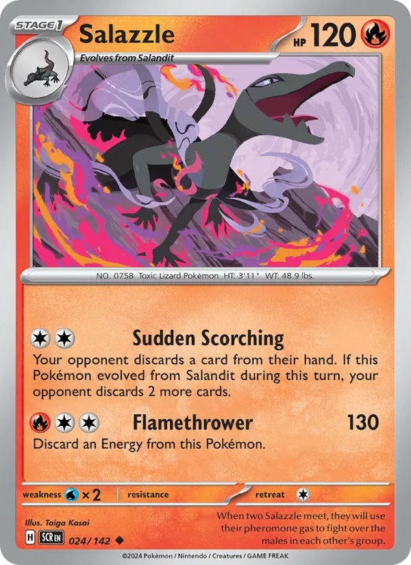 Salazzle (Stellar Crown #024/142)