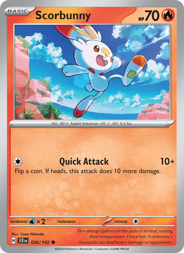 Scorbunny (Stellar Crown #026/142)
