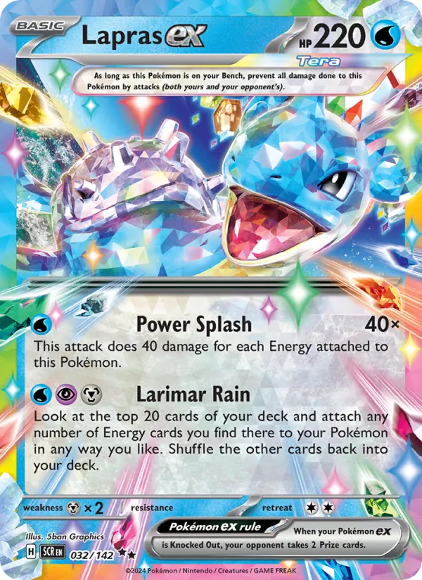 Lapras ex (Stellar Crown #032/142)