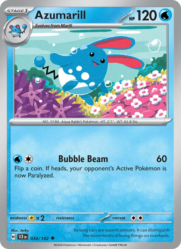 Azumarill (Stellar Crown #034/142)