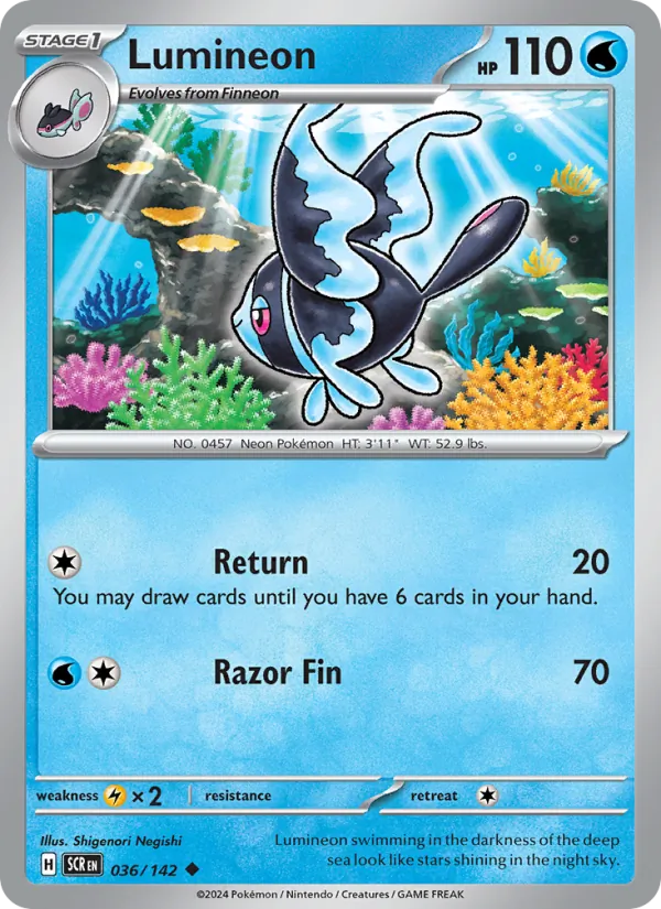 Lumineon (Stellar Crown #036/142)