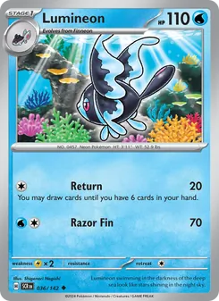 Lumineon (Stellar Crown #036/142)