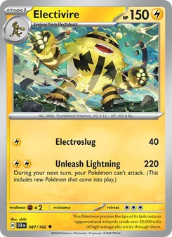 Electivire (Stellar Crown #047/142)