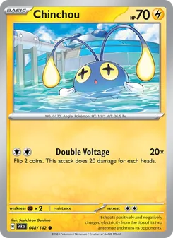 Chinchou (Stellar Crown #048/142)