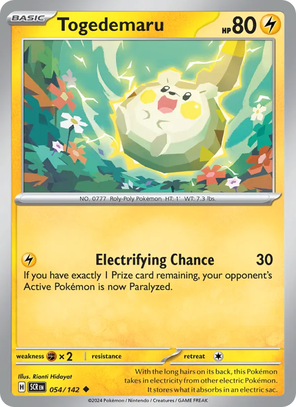 Togedemaru (Stellar Crown #054/142)