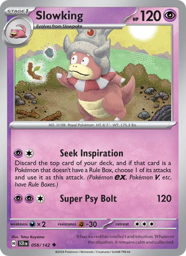 Slowking (Stellar Crown #058/142)