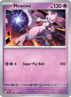 Mewtwo (Stellar Crown #059/142)