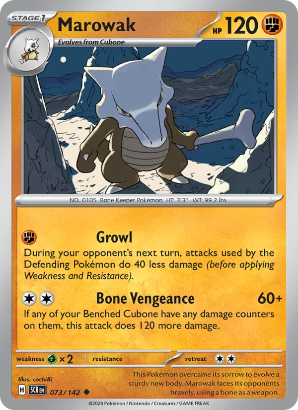 Marowak (Stellar Crown #073/142)