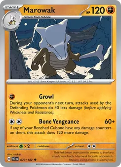 Marowak (Stellar Crown #073/142)