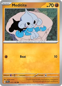 Meditite (Stellar Crown #077/142)