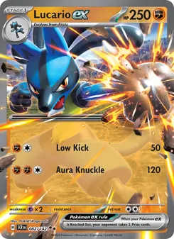 Lucario ex (Stellar Crown #082/142)
